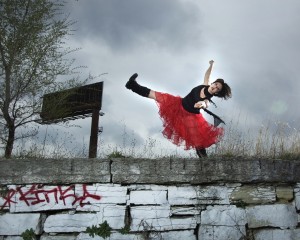 Dancer/choreographer/filmmake Nadia Oussenko. Photo by Daniel Kullman.