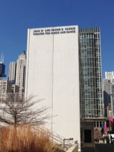 Harris Theater for Music and Dance. 